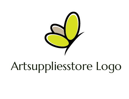 nails butterfly logo