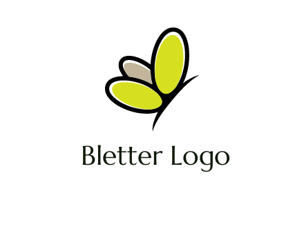 nails butterfly logo