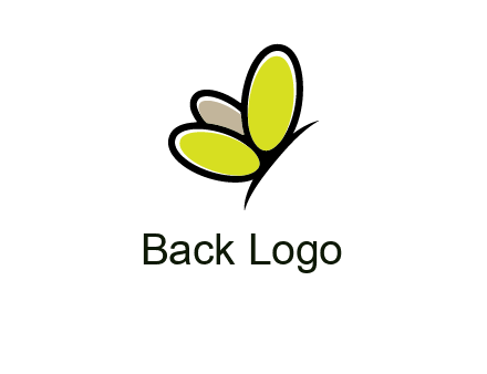 nails butterfly logo