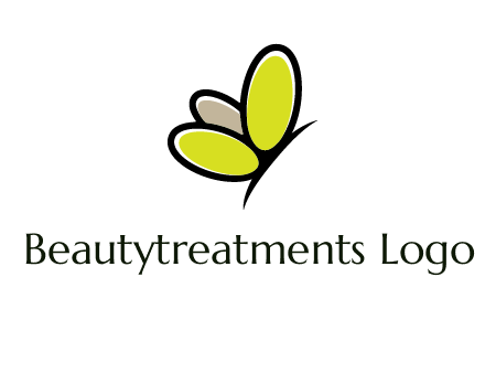 nails butterfly logo