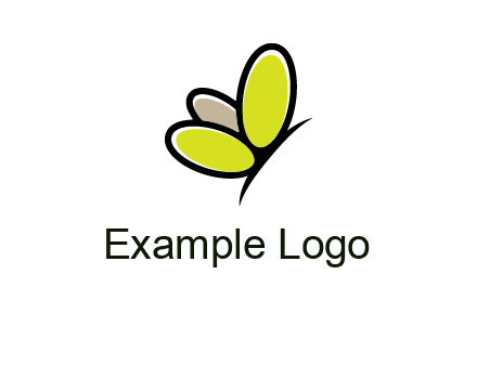 nails butterfly logo