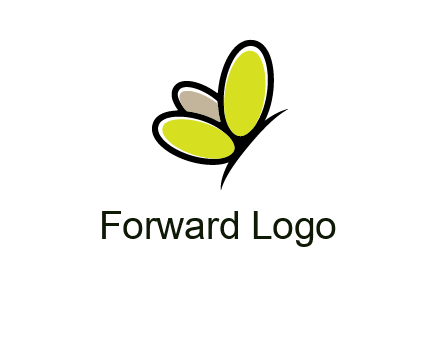 nails butterfly logo