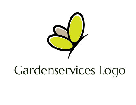 nails butterfly logo