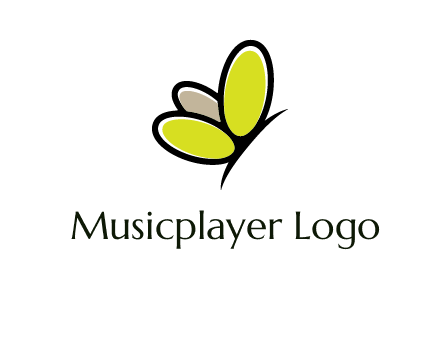 nails butterfly logo
