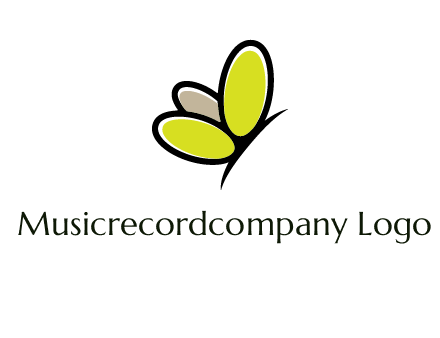 nails butterfly logo