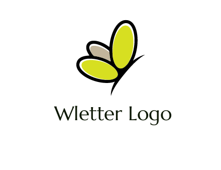 nails butterfly logo
