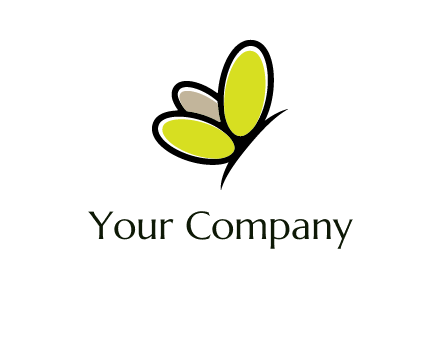 nails butterfly logo