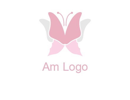 abstract butterfly logo