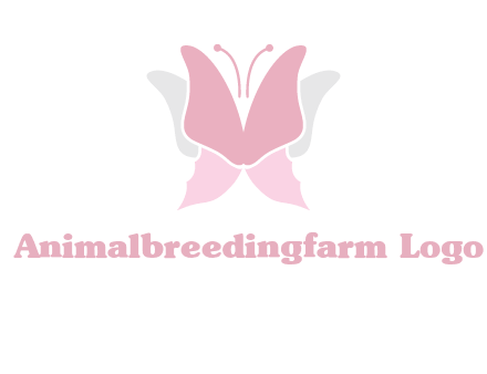 abstract butterfly logo