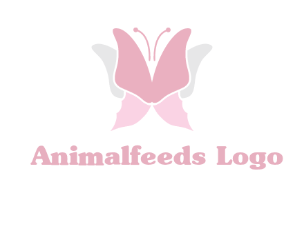 abstract butterfly logo