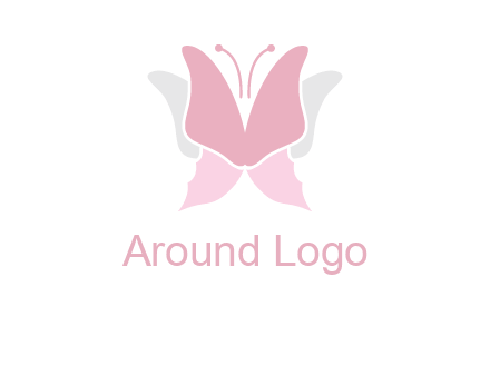 abstract butterfly logo