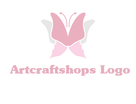 abstract butterfly logo