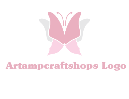 abstract butterfly logo