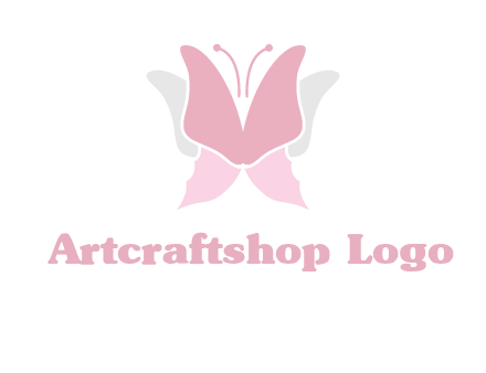 abstract butterfly logo