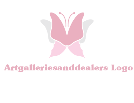 abstract butterfly logo