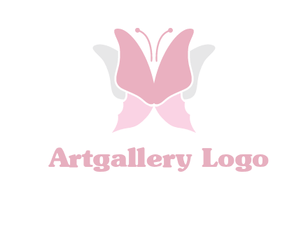 abstract butterfly logo