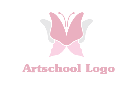abstract butterfly logo