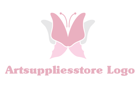 abstract butterfly logo