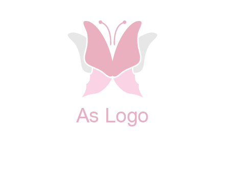 abstract butterfly logo