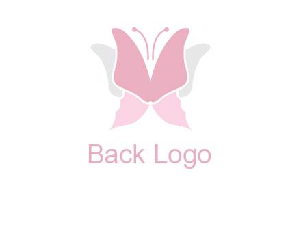 abstract butterfly logo