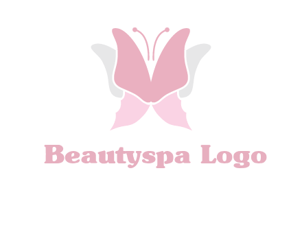 abstract butterfly logo