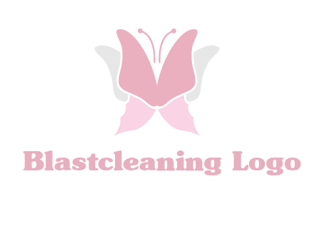 abstract butterfly logo