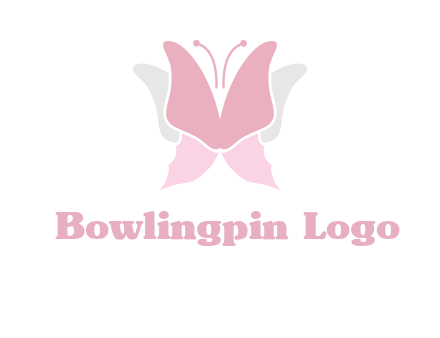 abstract butterfly logo