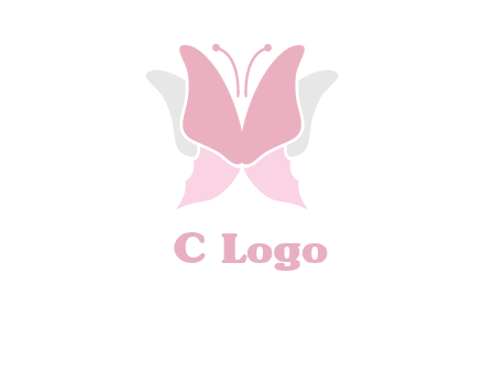abstract butterfly logo