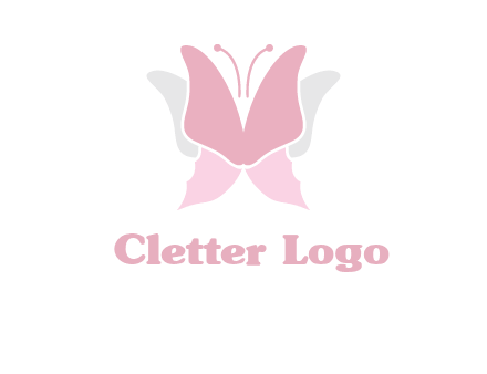 abstract butterfly logo