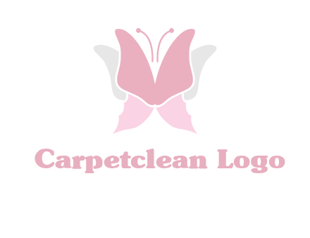 abstract butterfly logo