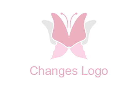 abstract butterfly logo