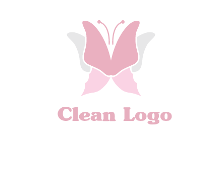abstract butterfly logo