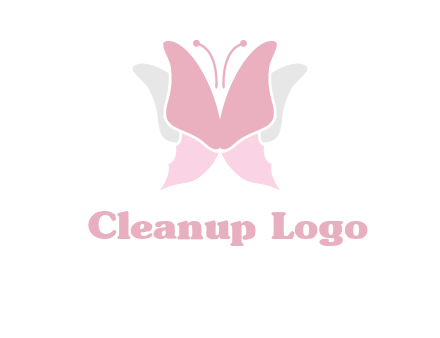 abstract butterfly logo