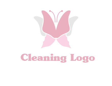 abstract butterfly logo