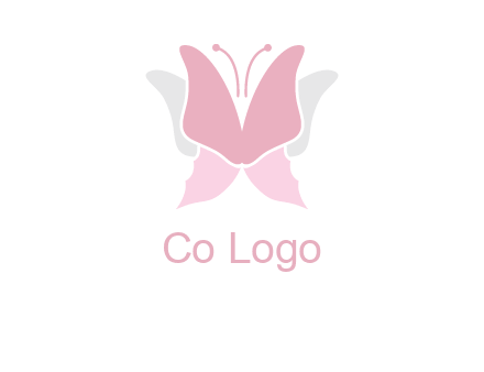 abstract butterfly logo