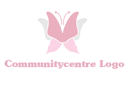 abstract butterfly logo