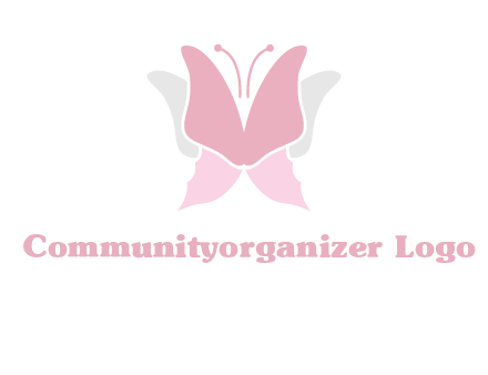 abstract butterfly logo