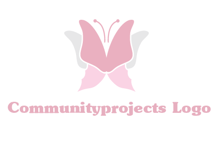 abstract butterfly logo