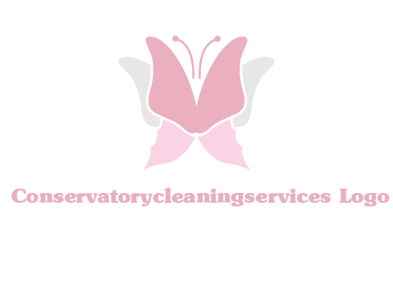 abstract butterfly logo