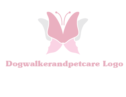 abstract butterfly logo