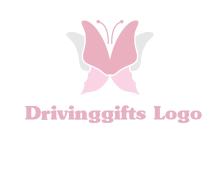 abstract butterfly logo