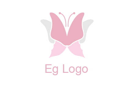abstract butterfly logo