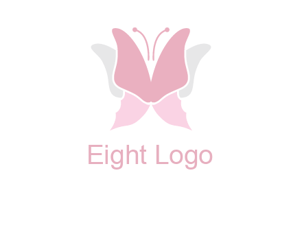 abstract butterfly logo