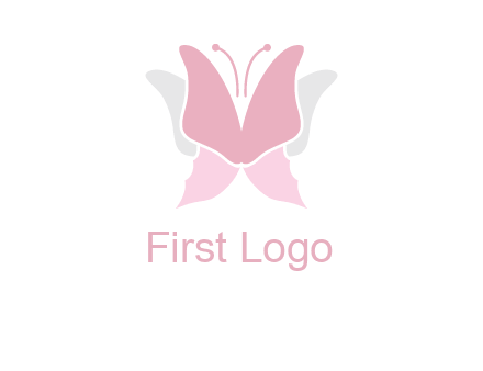 abstract butterfly logo