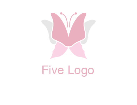 abstract butterfly logo