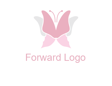 abstract butterfly logo