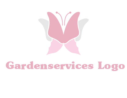 abstract butterfly logo