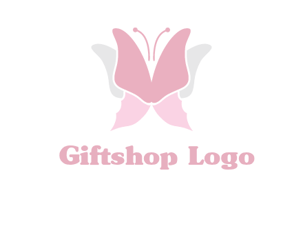 abstract butterfly logo