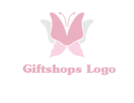abstract butterfly logo