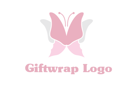 abstract butterfly logo